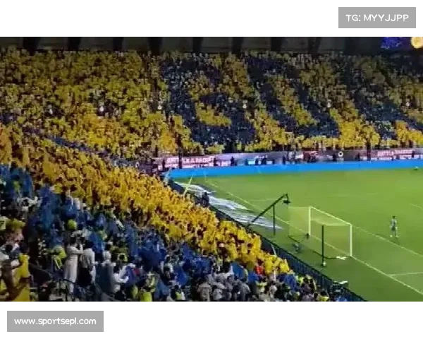 球迷支持：利雅得胜利球迷高举C罗姓名牌，高喊标志性庆祝声音